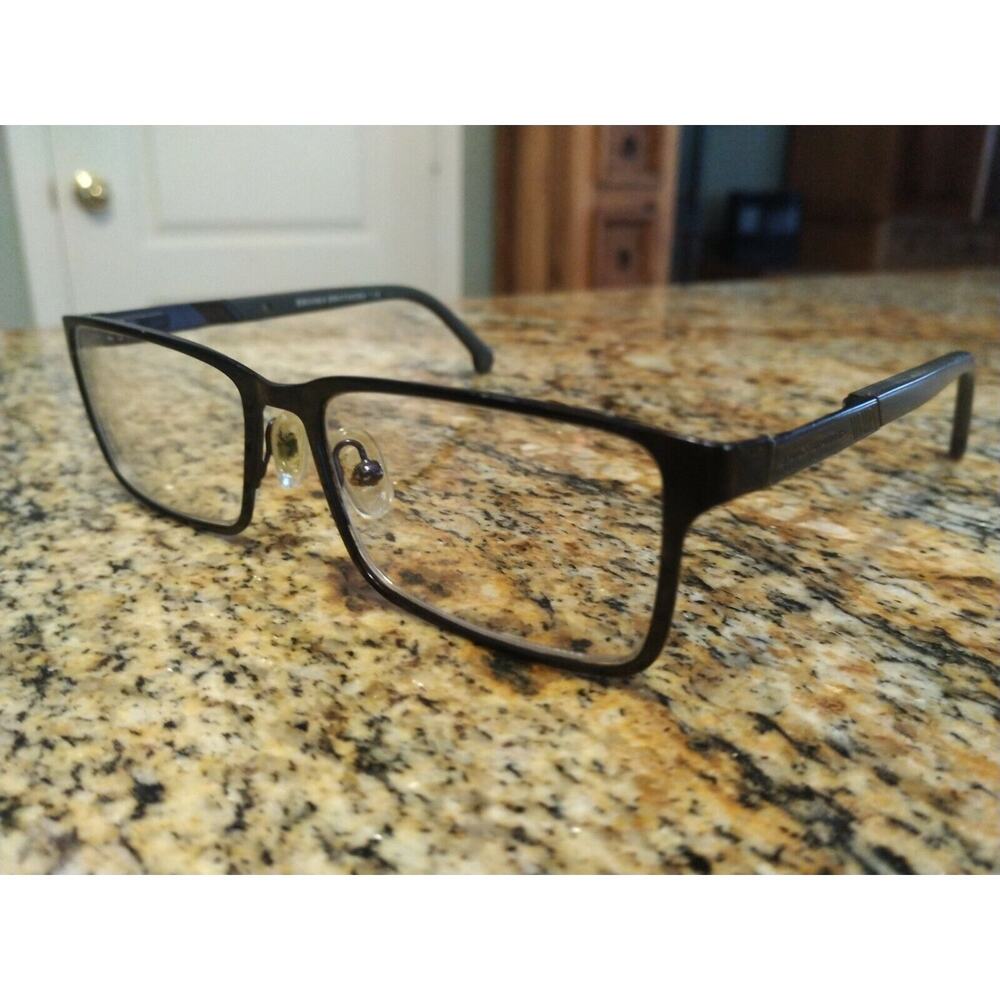 Brooks Brothers BB1024 1638 Black Gray Eyeglasses Frames 52 16 140
